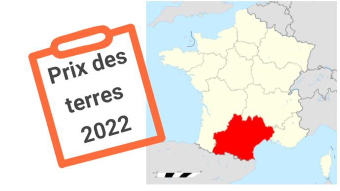 Carte-prix-des-terres-Occitanie-2022-